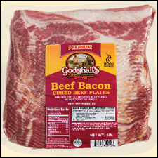 Beef Bacon Bulk Sliced, 5 lb