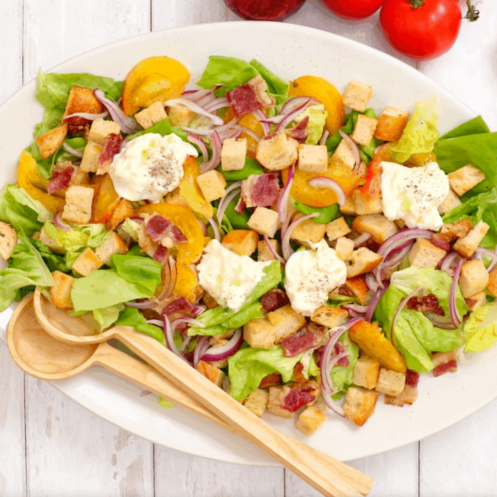 Beef-Bacon-Panzanella-Salad Beef-Bacon-Panzanella-Salad