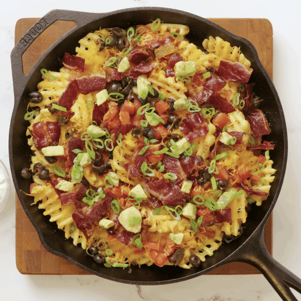 Beef-Bacon-Waffle-Fries