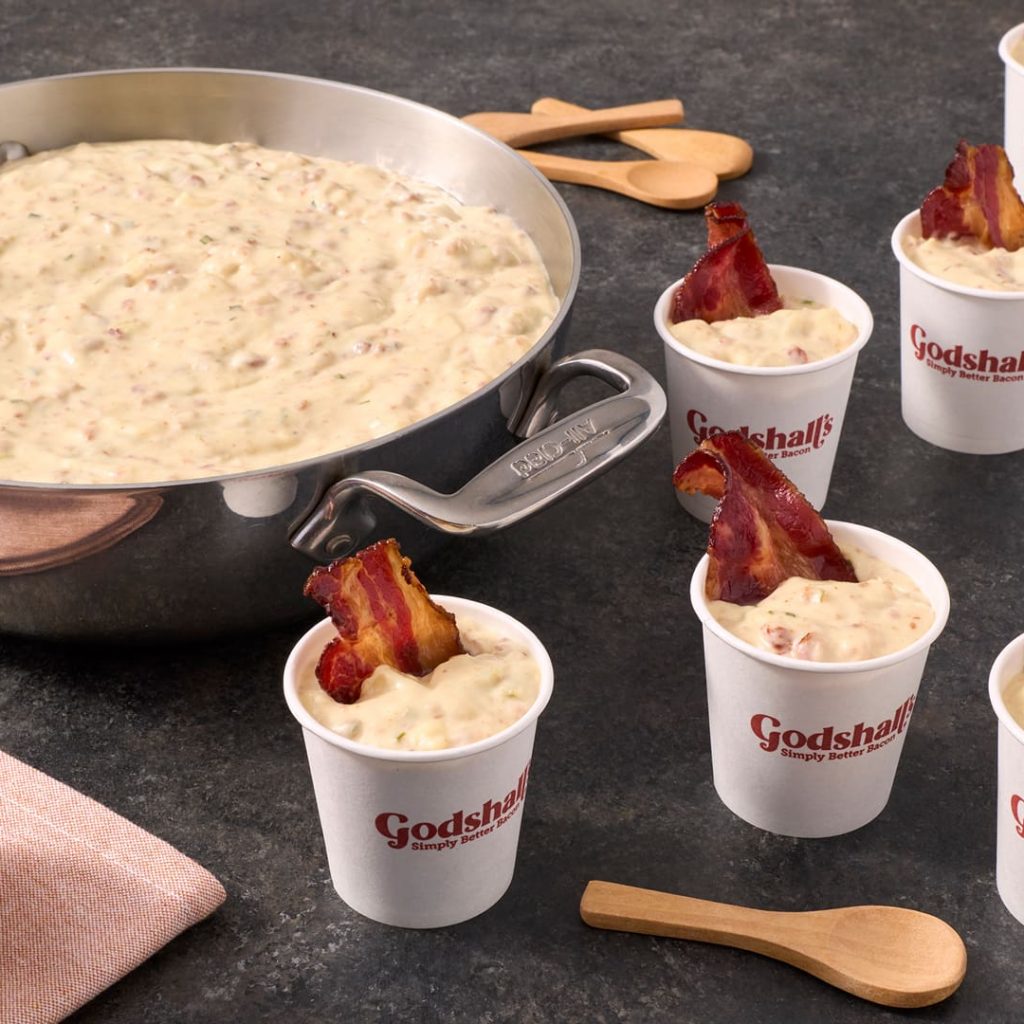 Creamy Potato Chowder with Beef Bacon